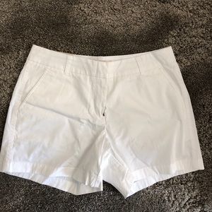 J. Crew White Shorts Chino City Fit NWT